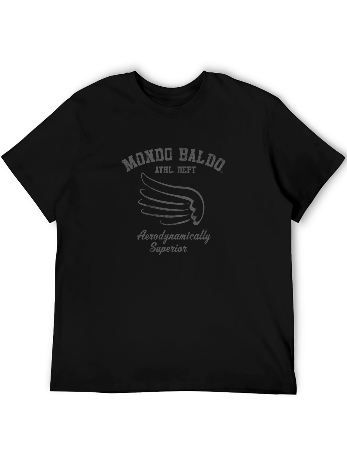 Mando Baldo Tee - Aerodynamically Superior Black T-Shirt