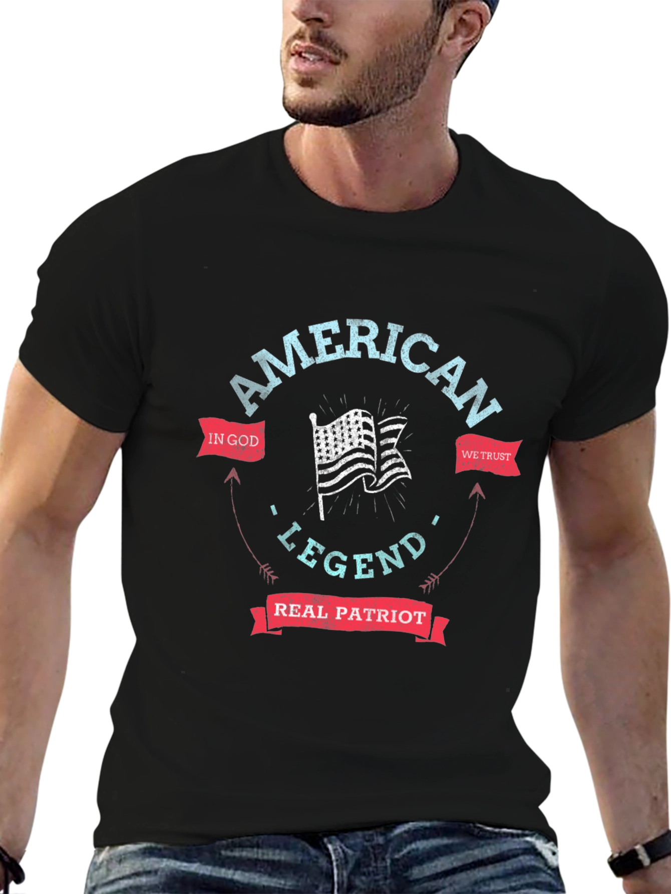 American Legend Patriot Graphic T-Shirt