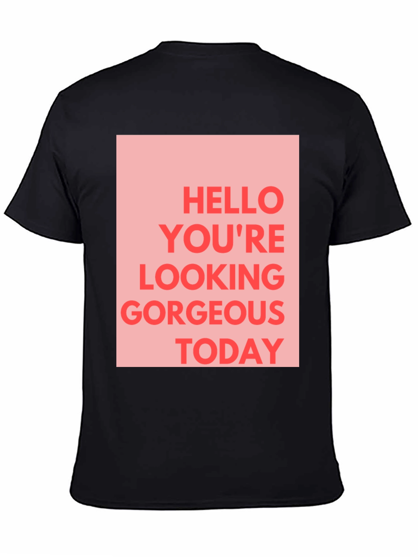 Gorgeous Today Graphic Tee - Stylish Black T-Shirt