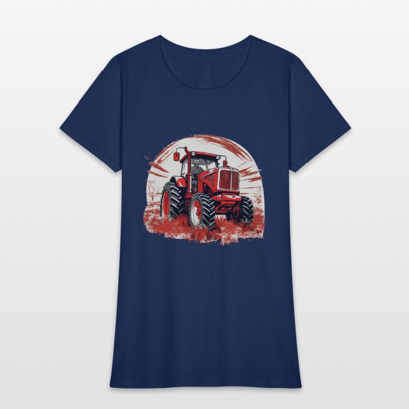 Fields of Power - Red Tractor in Action