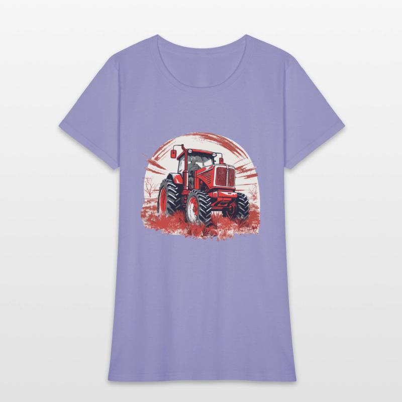 Fields of Power - Red Tractor in Action