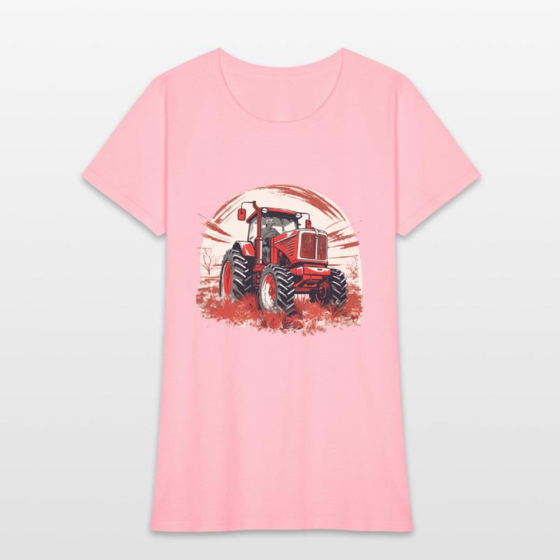 Fields of Power - Red Tractor in Action