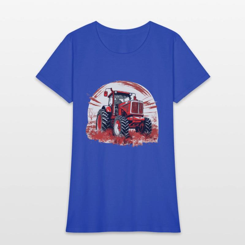 Fields of Power - Red Tractor in Action