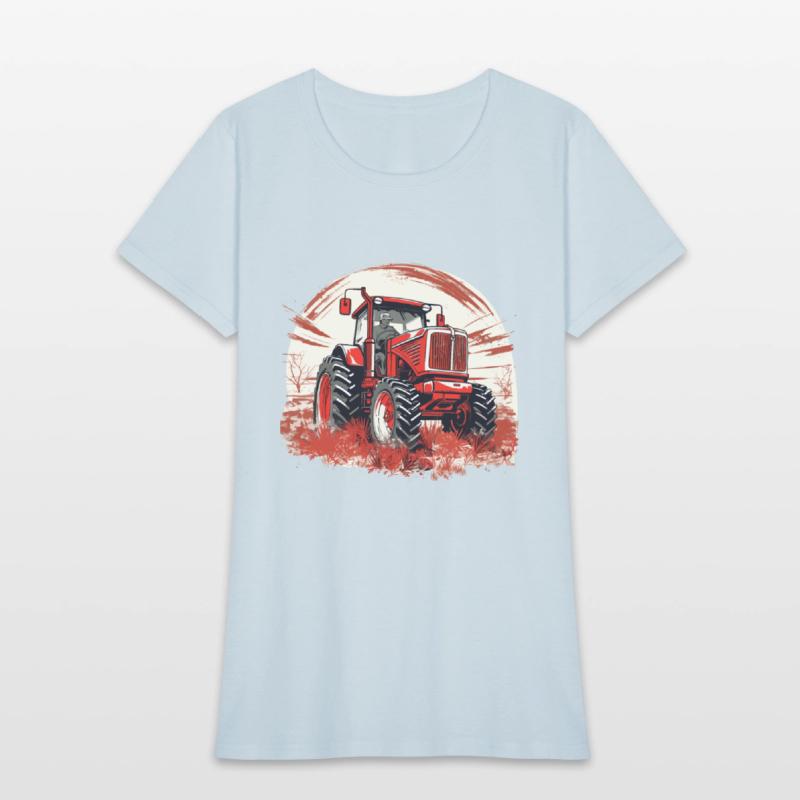 Fields of Power - Red Tractor in Action