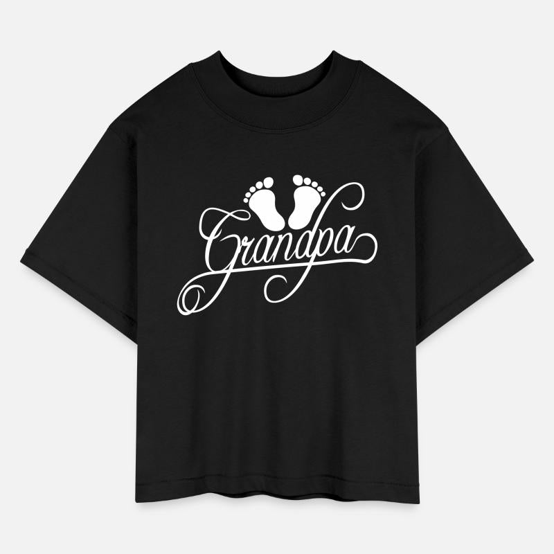 First Time Grandpa Baby Footprint Grandfather Love