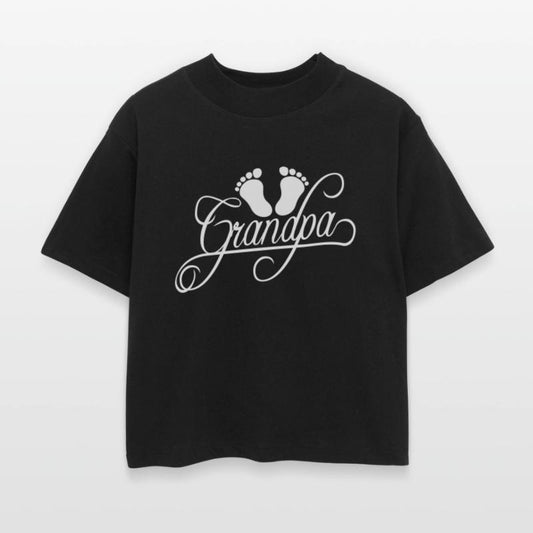 First Time Grandpa Baby Footprint Grandfather Love