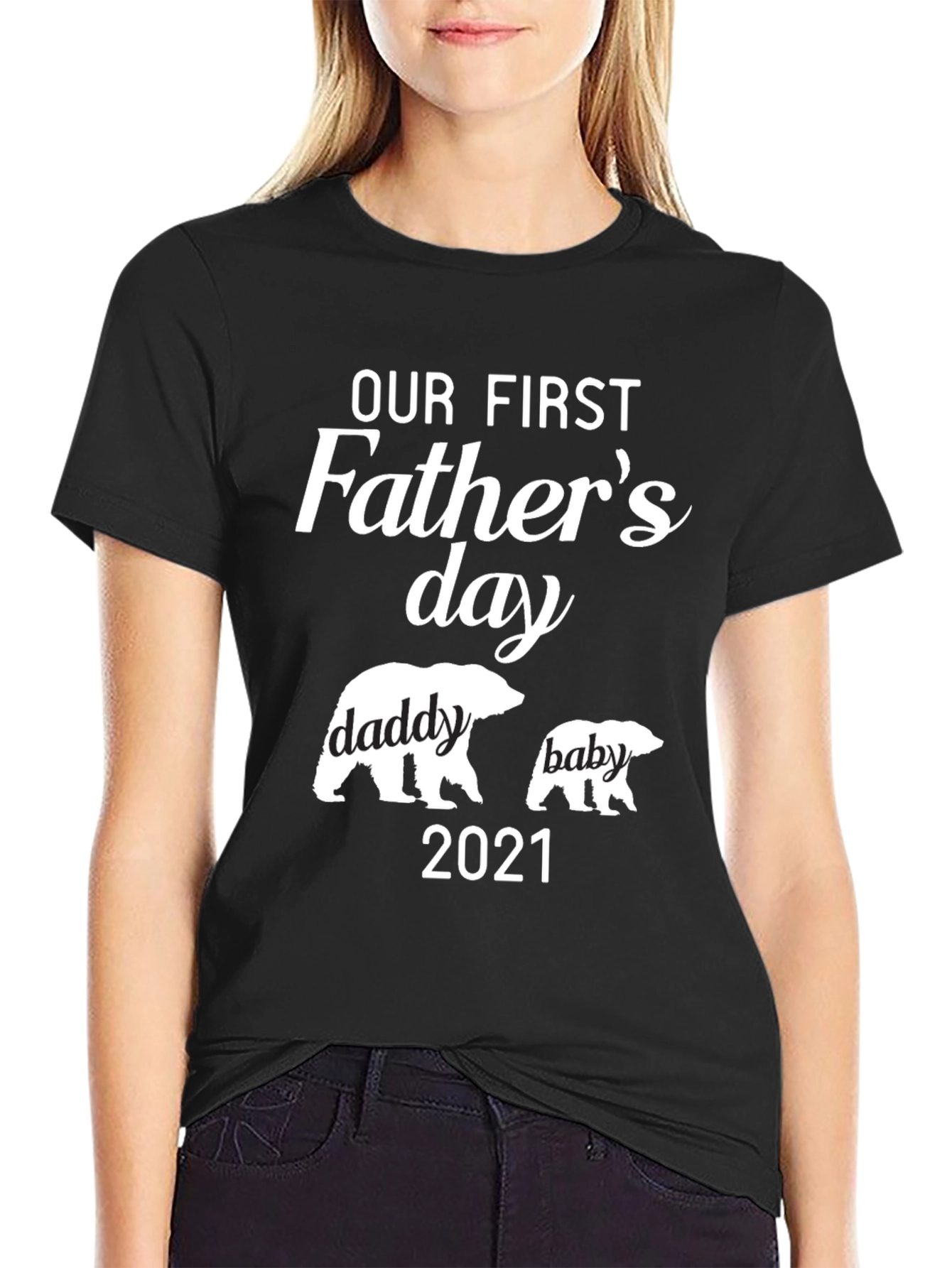 Our First Fathers Day Matching T-Shirt