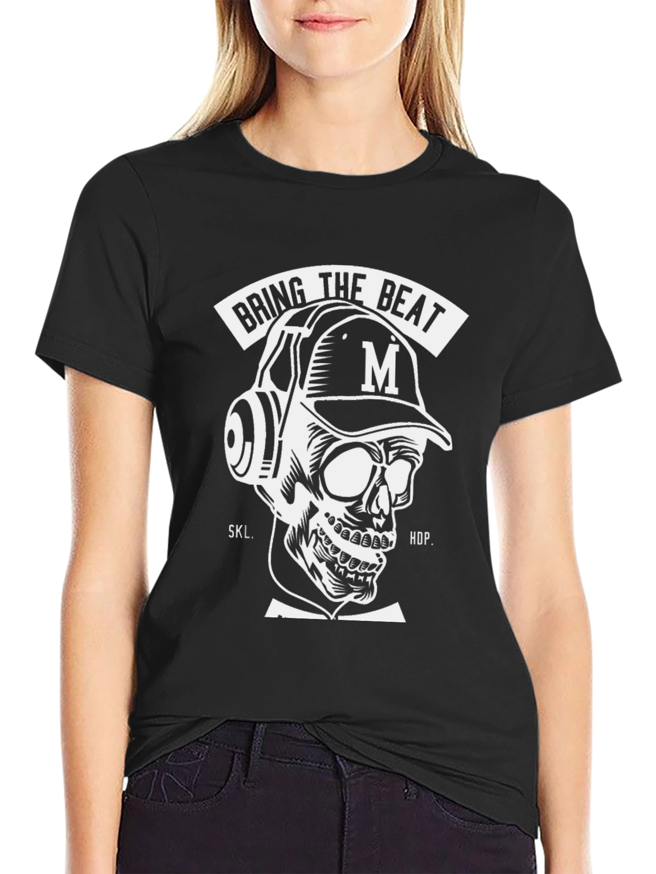 Bring the Beat Skull Graphic Tee