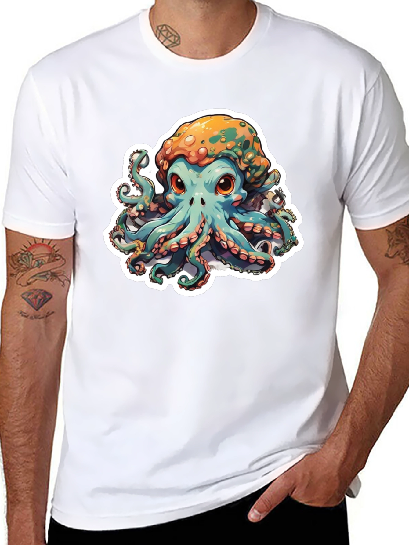 Fun Octopus Graphic T-Shirt