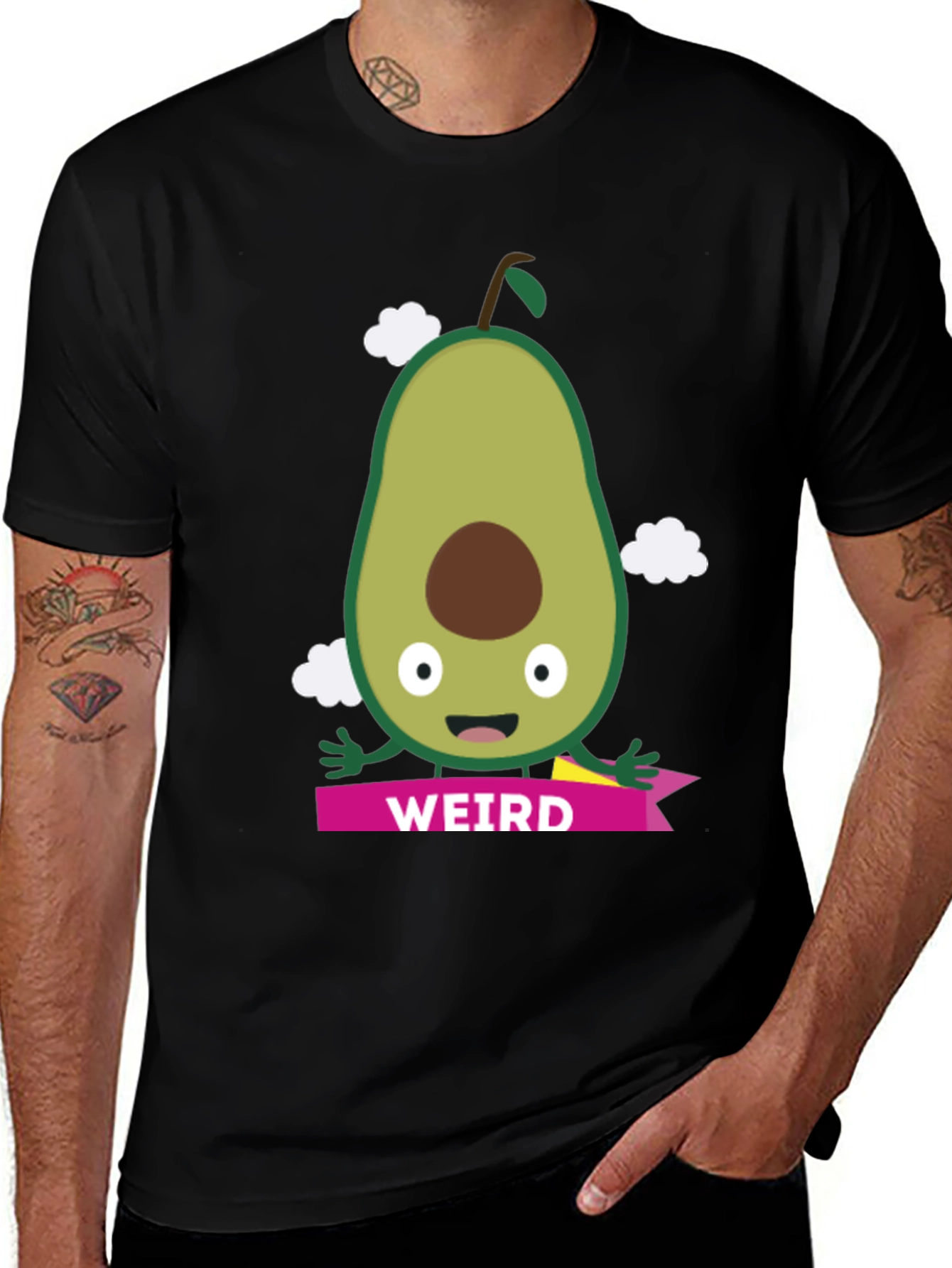 Funny Avocado Weird Graphic T-Shirt