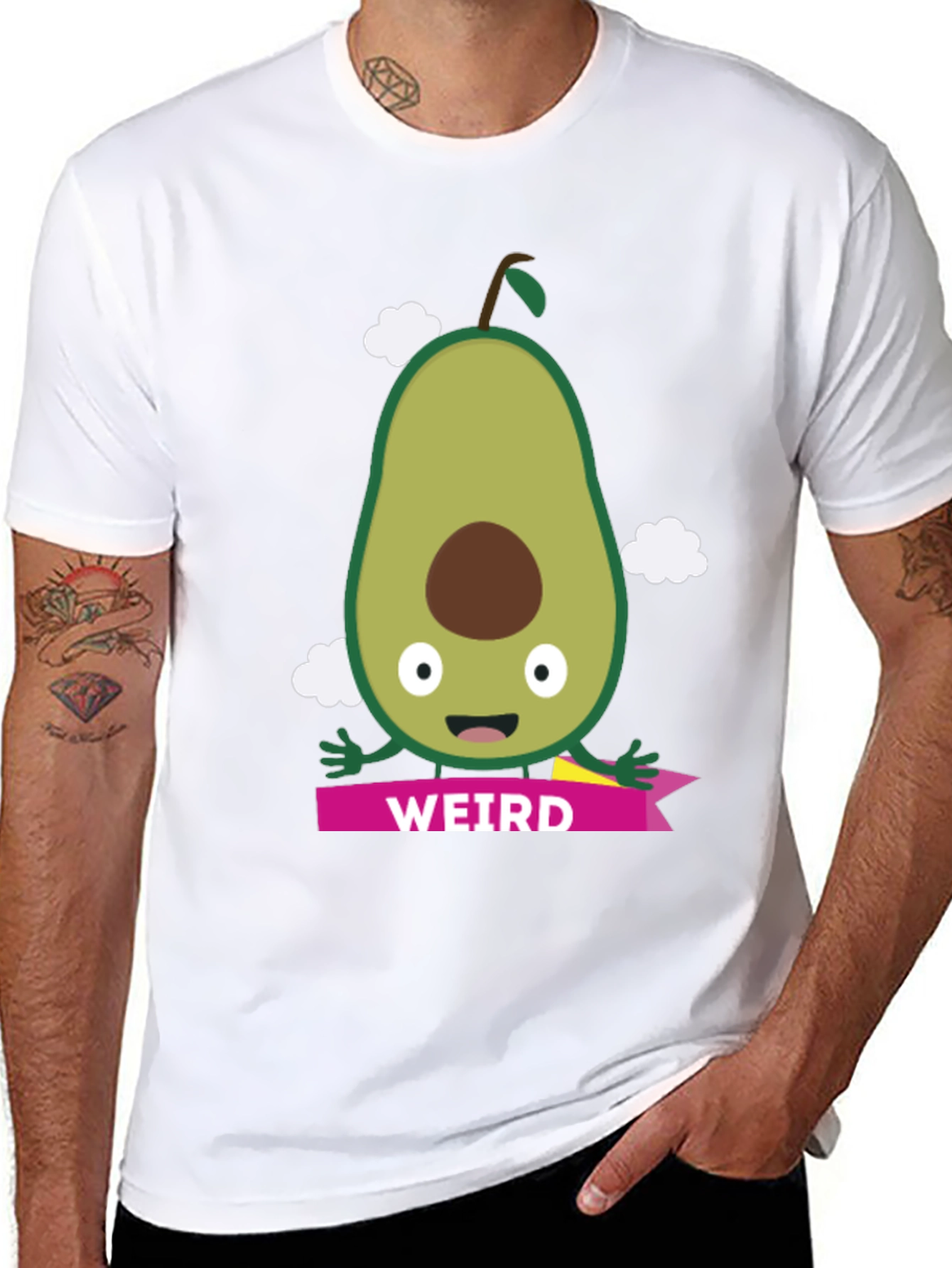 Funny Avocado Weird Graphic T-Shirt