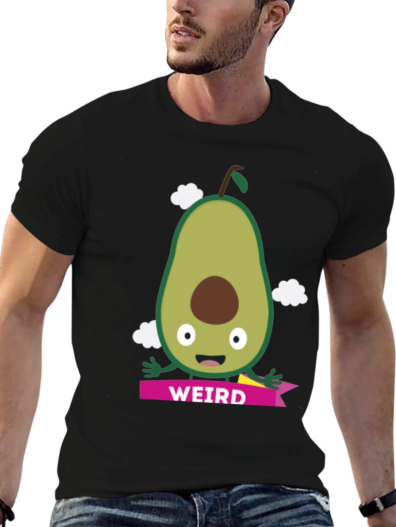 Funny Avocado Weird Graphic T-Shirt
