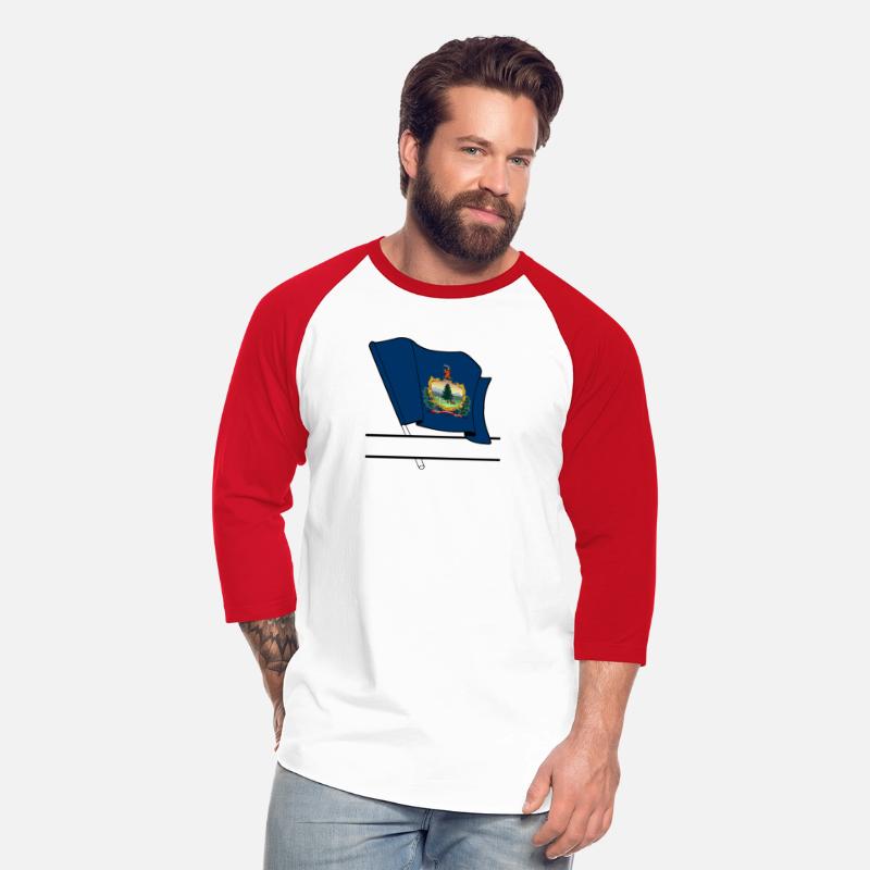 Flag Vermont text banner