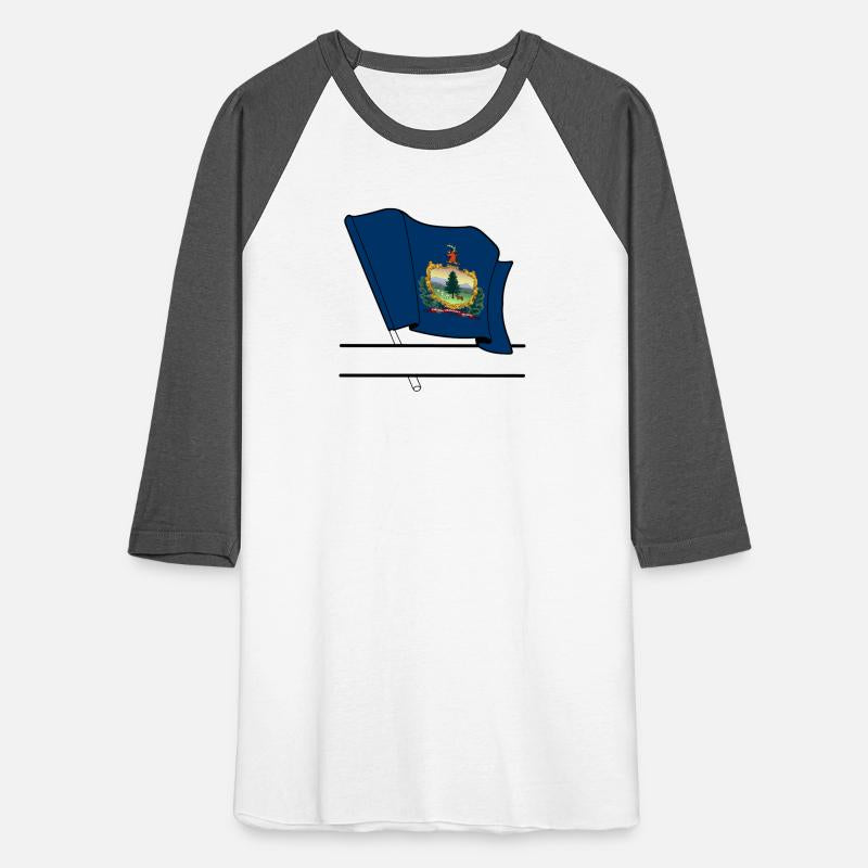 Flag Vermont text banner