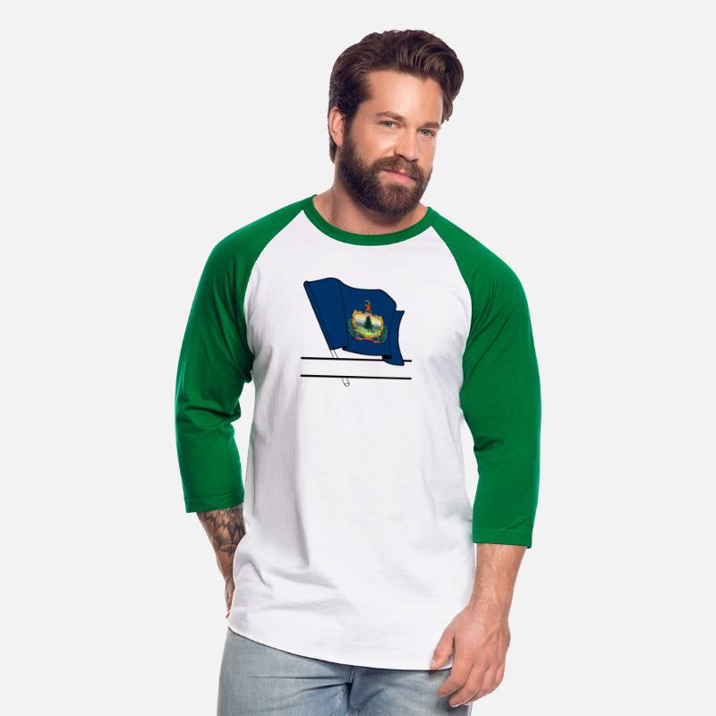 Flag Vermont text banner