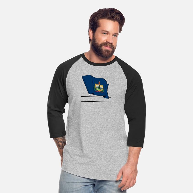 Flag Vermont text banner