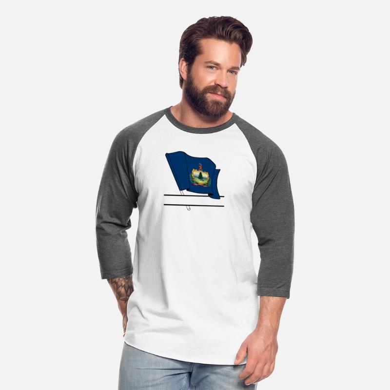 Flag Vermont text banner