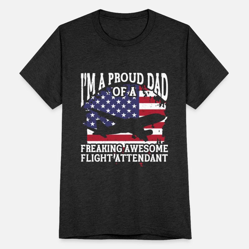 Flight Attendant Dad Airplane Flight Attendant