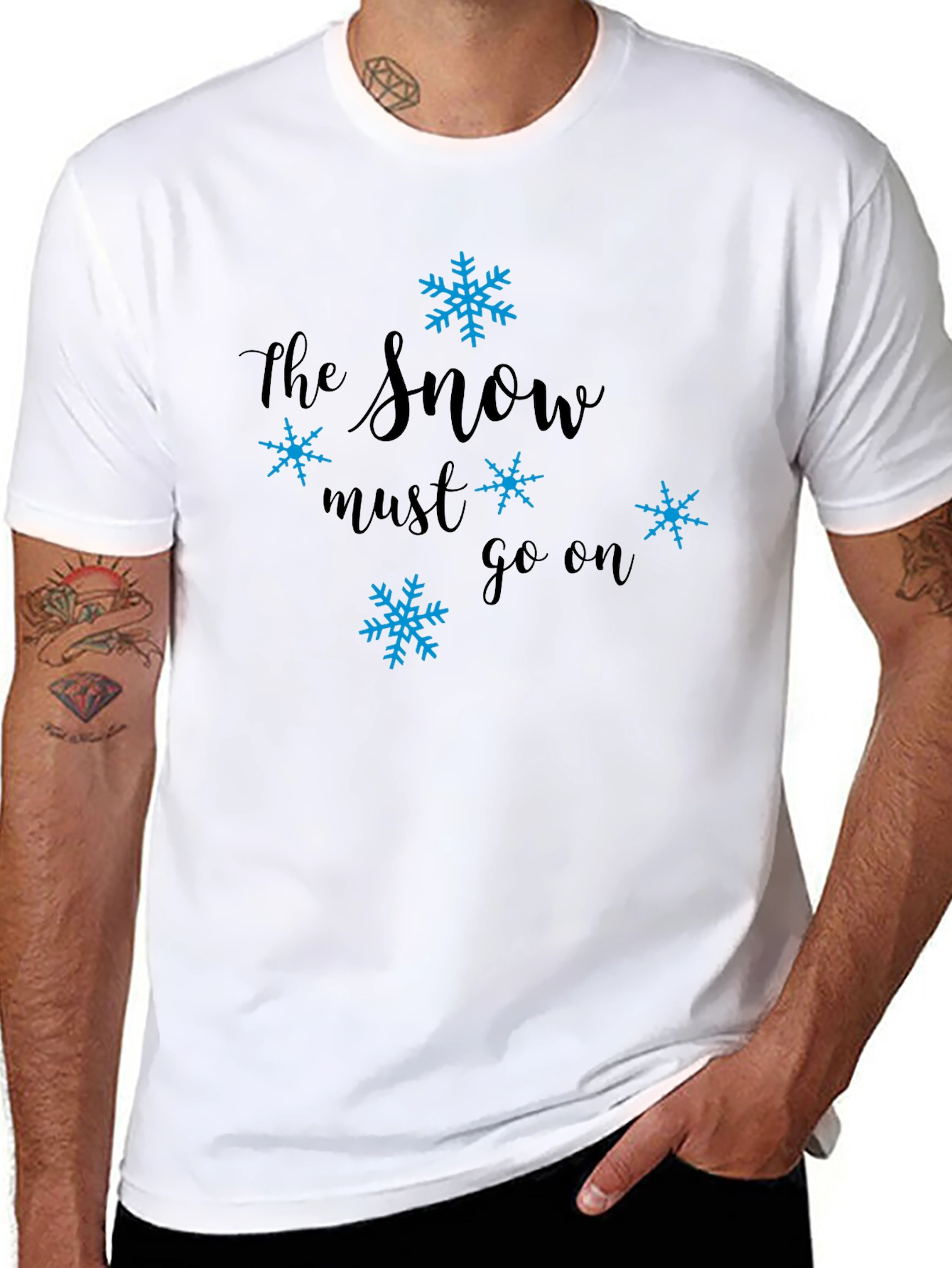 The Snow Must Go On Novelty Tee