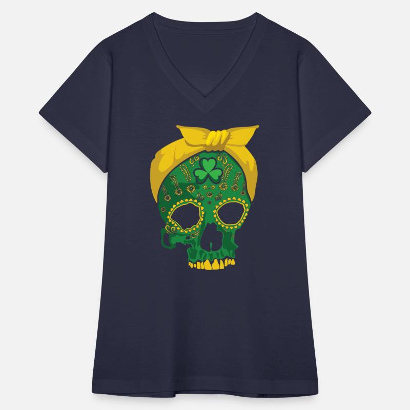 Floral Sugar Bone Shamrock Saint Patrick Day