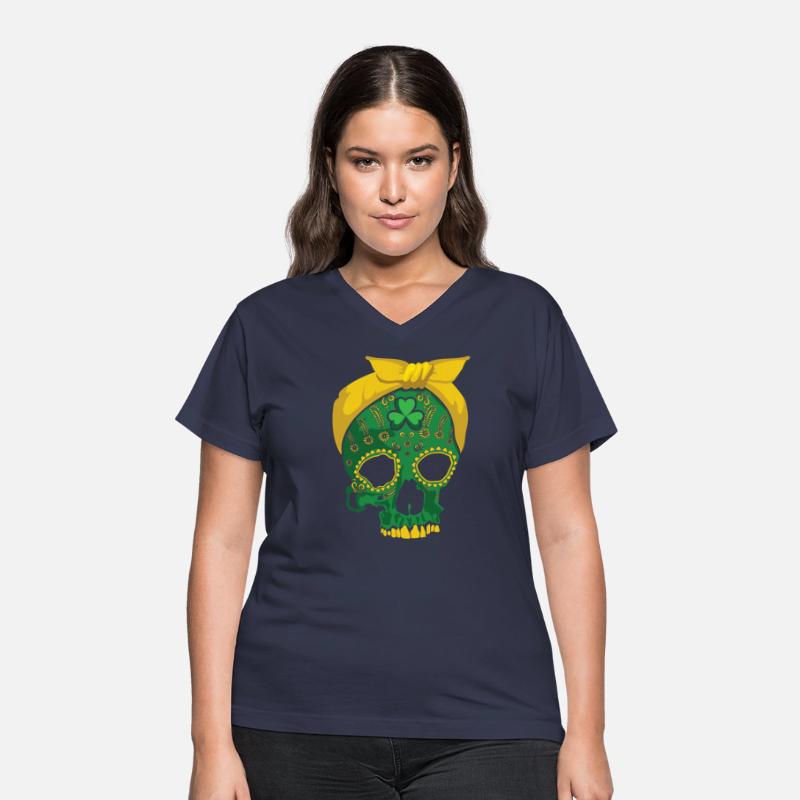 Floral Sugar Bone Shamrock Saint Patrick Day