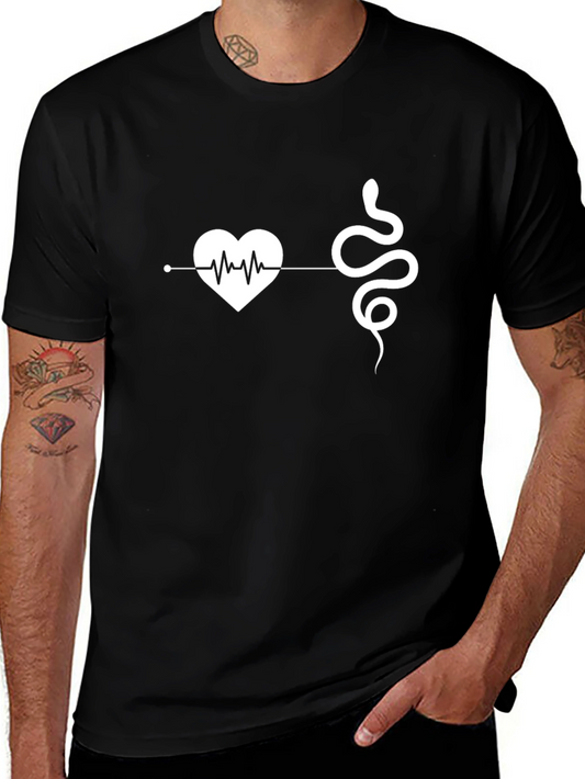 Heartbeat Snake Graphic Tee
