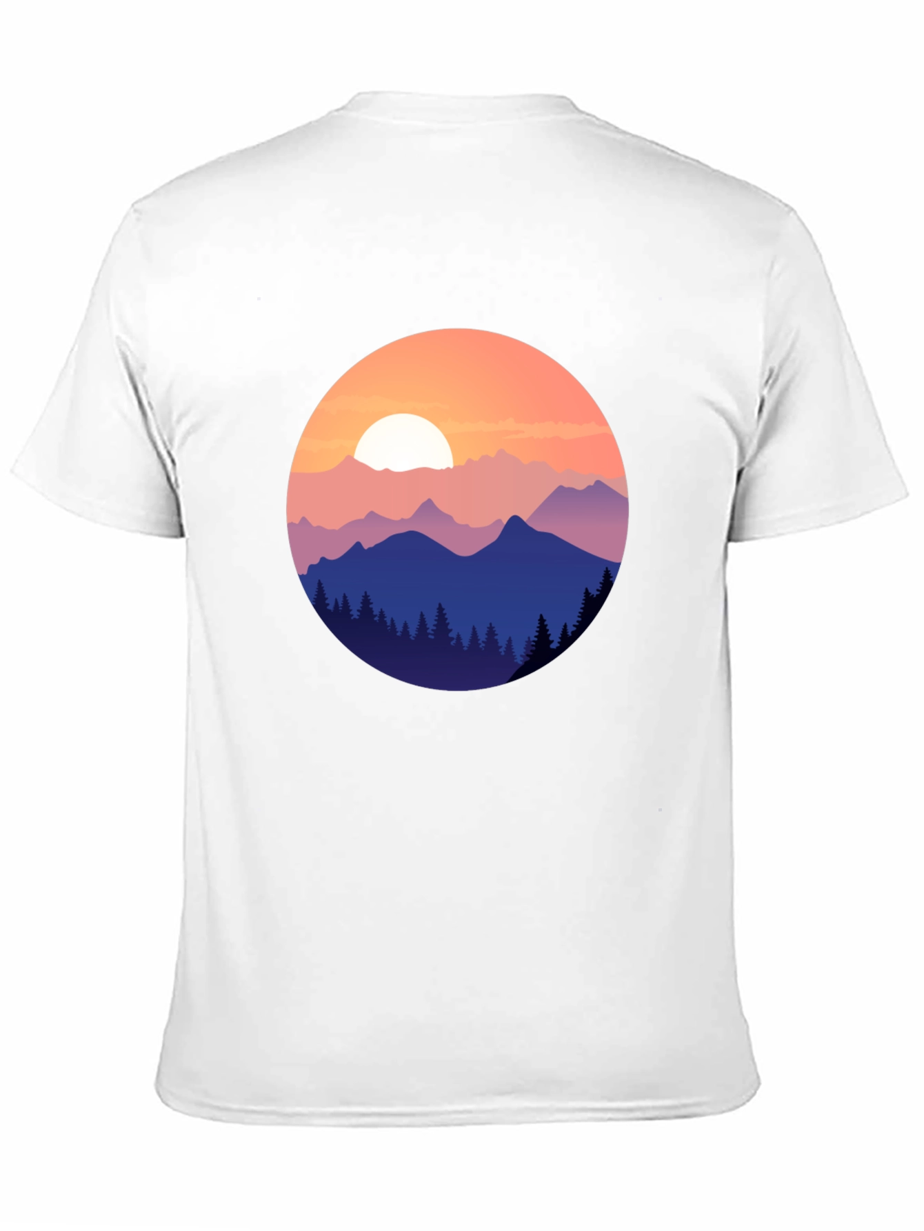 Mountain Sunset Graphic Tee - Nature Inspired Design