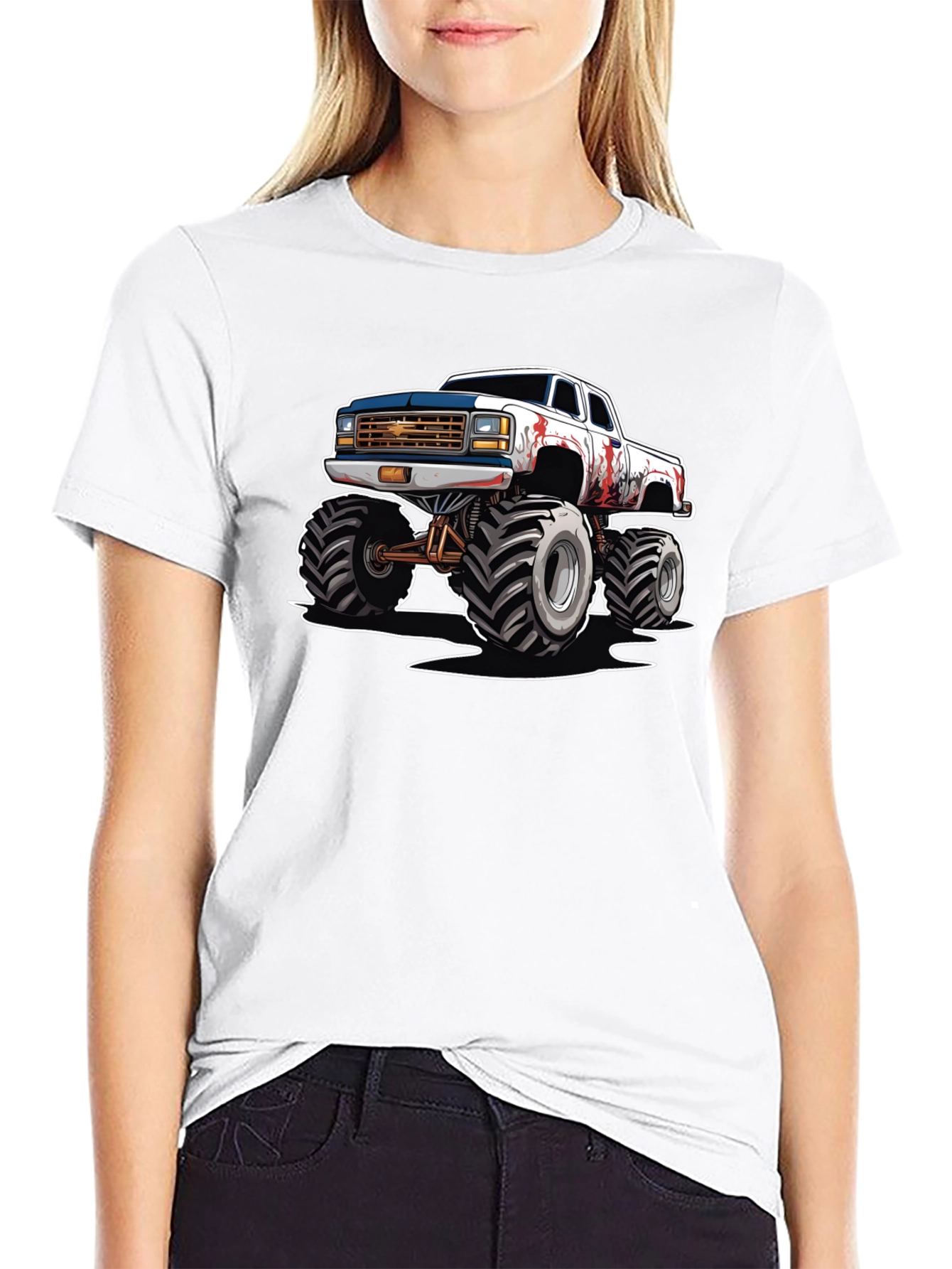 Monster Truck Graphic Tee - Cool Automotive Design