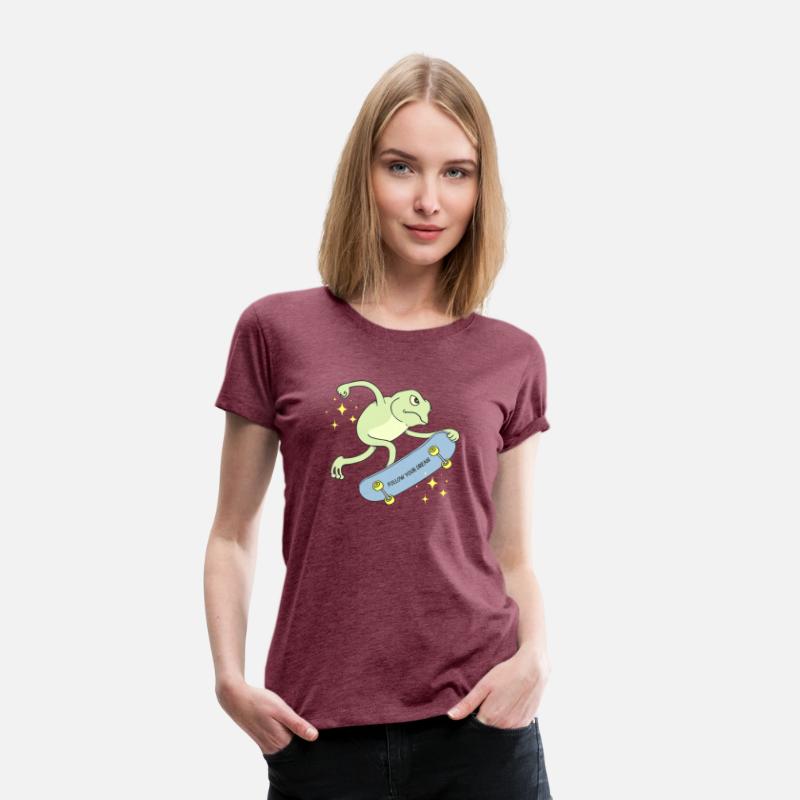 Follow Your Dream Funny Frog on a Skateboard Print