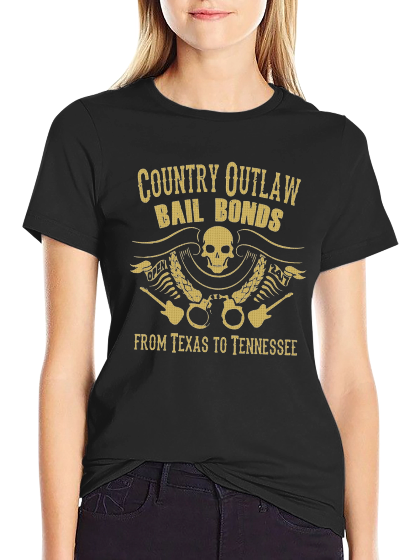 Country Outlaw Bail Bonds T-Shirt