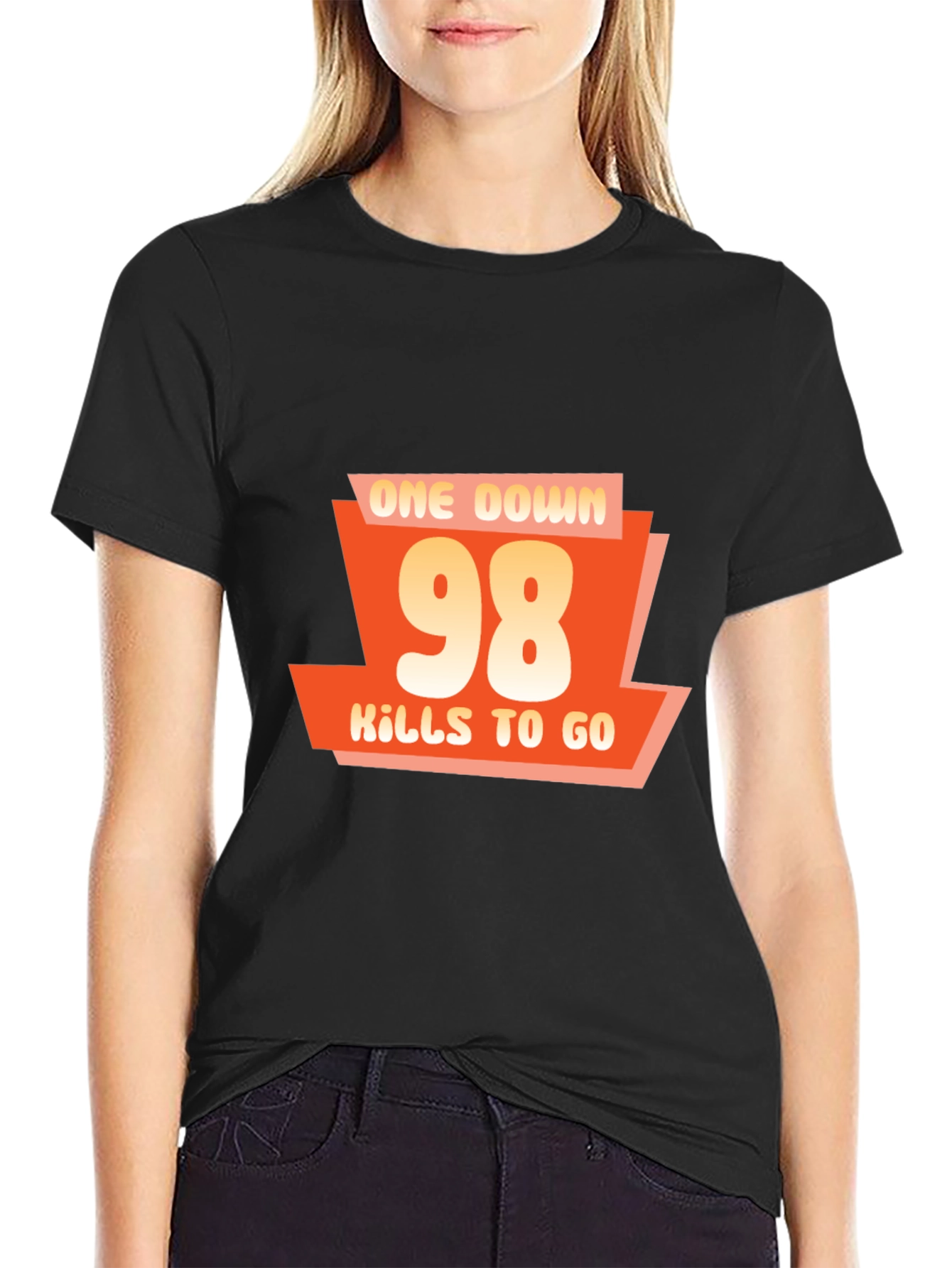 One Down 98 Kills to Go - Gamer T-Shirt