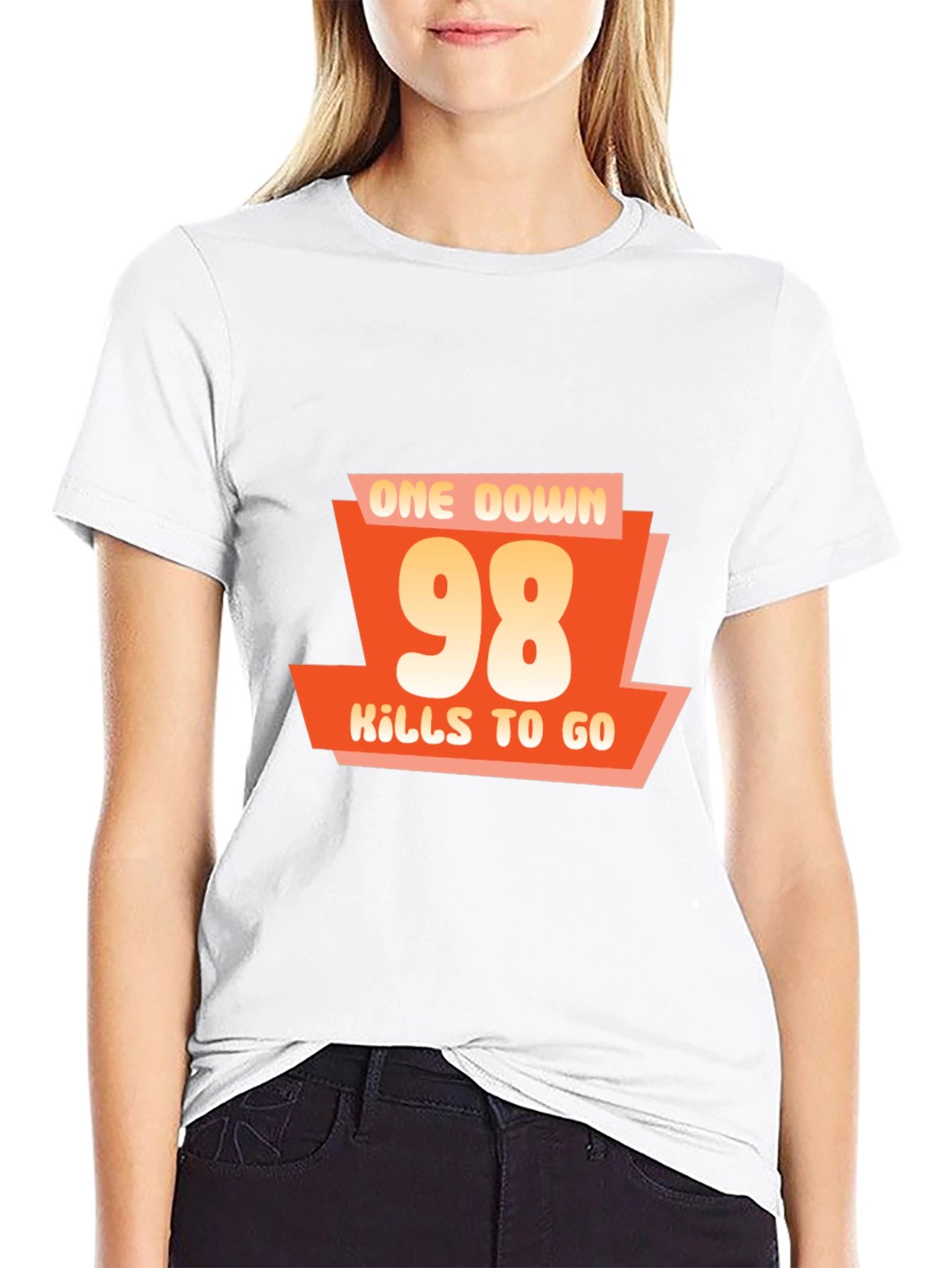 One Down 98 Kills to Go - Gamer T-Shirt