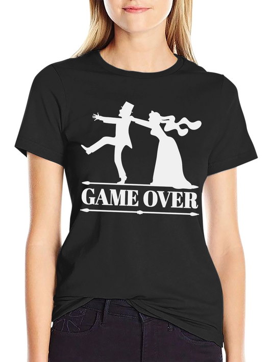 Game Over Wedding Humor T-Shirt