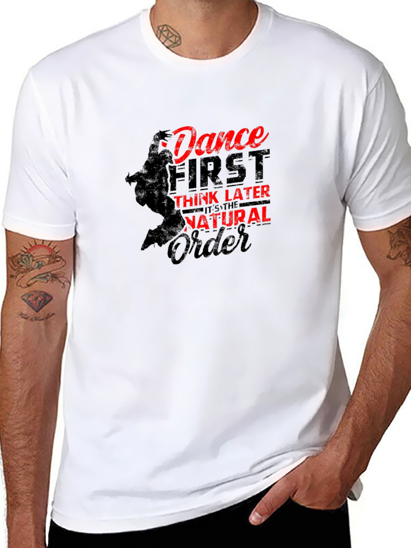 Dance First Black T-Shirt