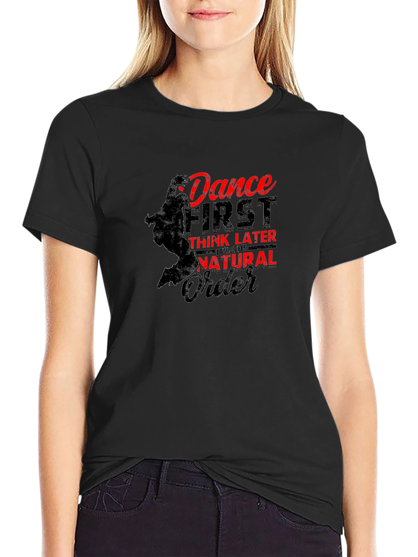 Dance First Black T-Shirt