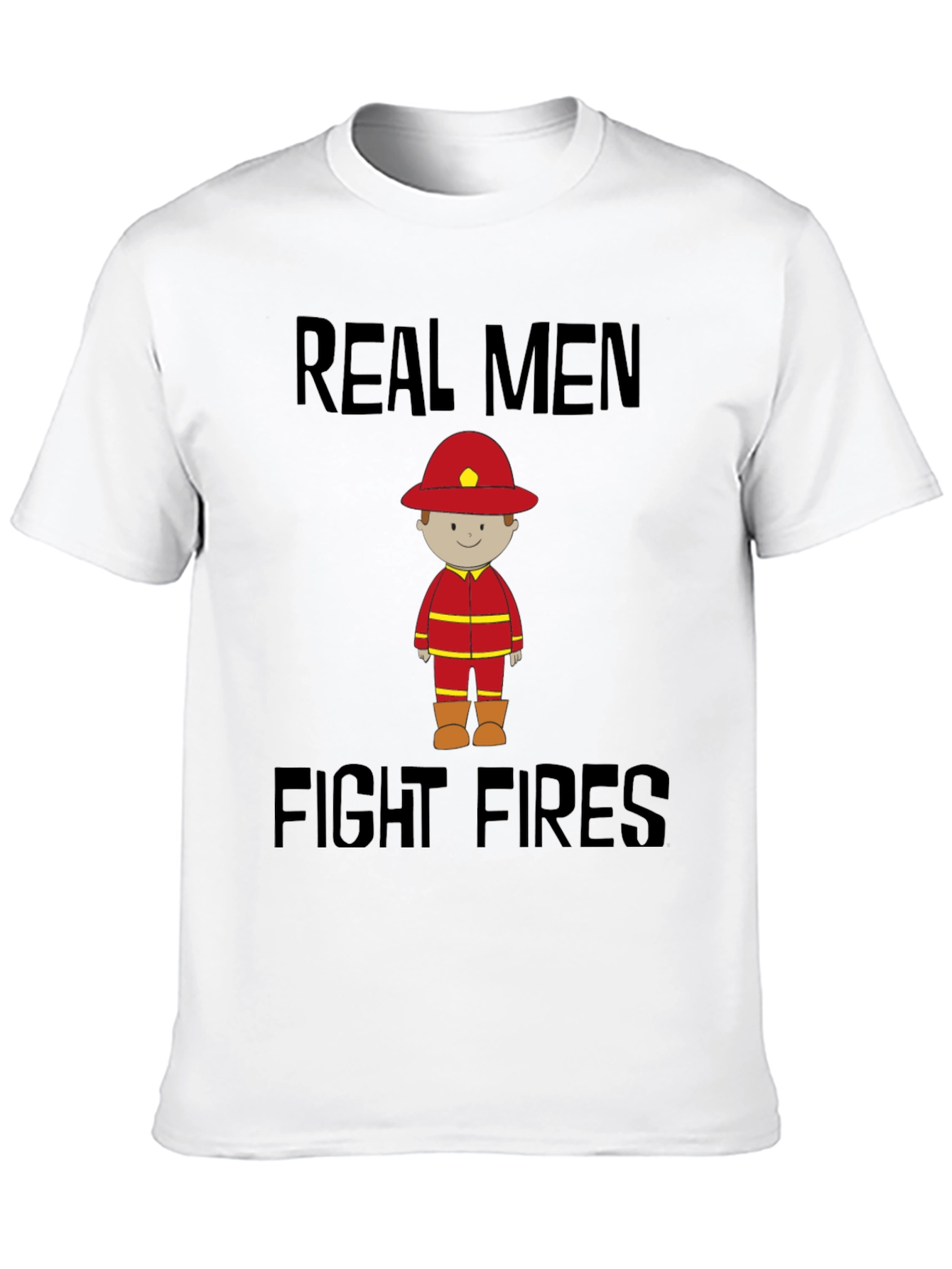 Real Men Fight Fires Graphic Tee