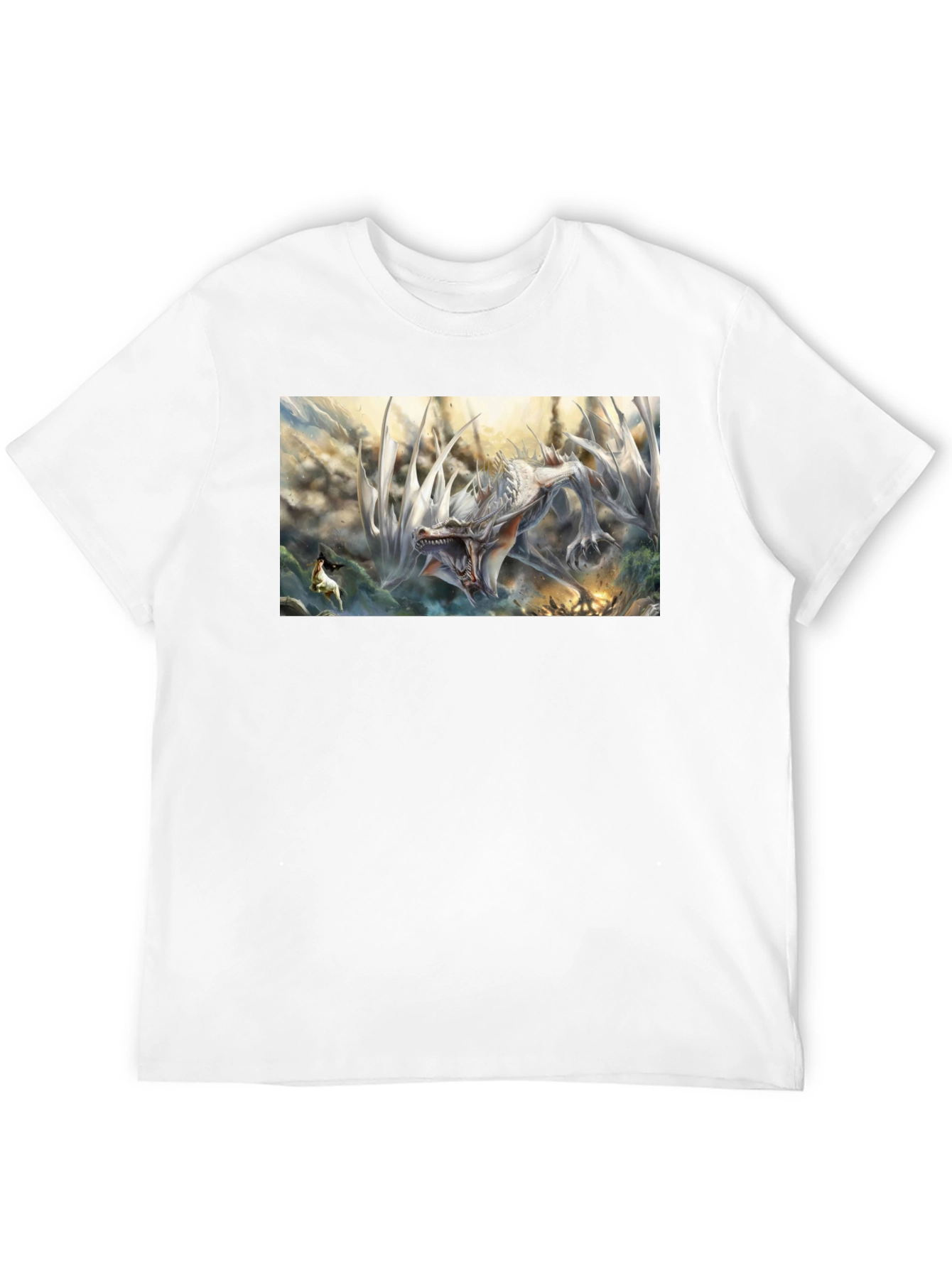 Dragon Battle Graphic T-Shirt