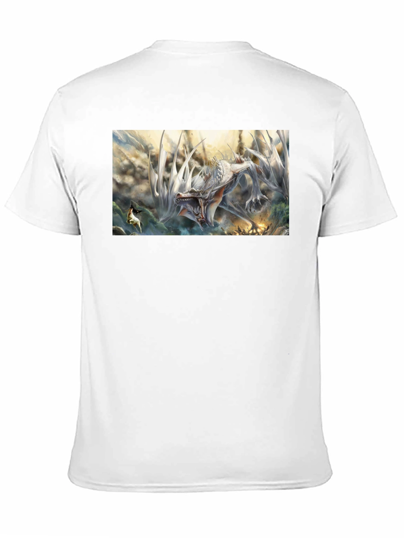 Dragon Battle Graphic T-Shirt