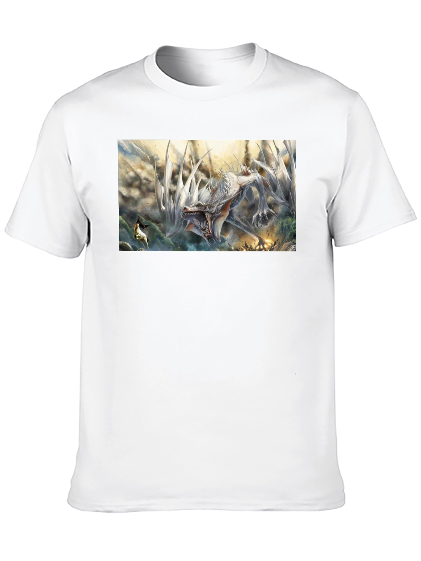Dragon Battle Graphic T-Shirt