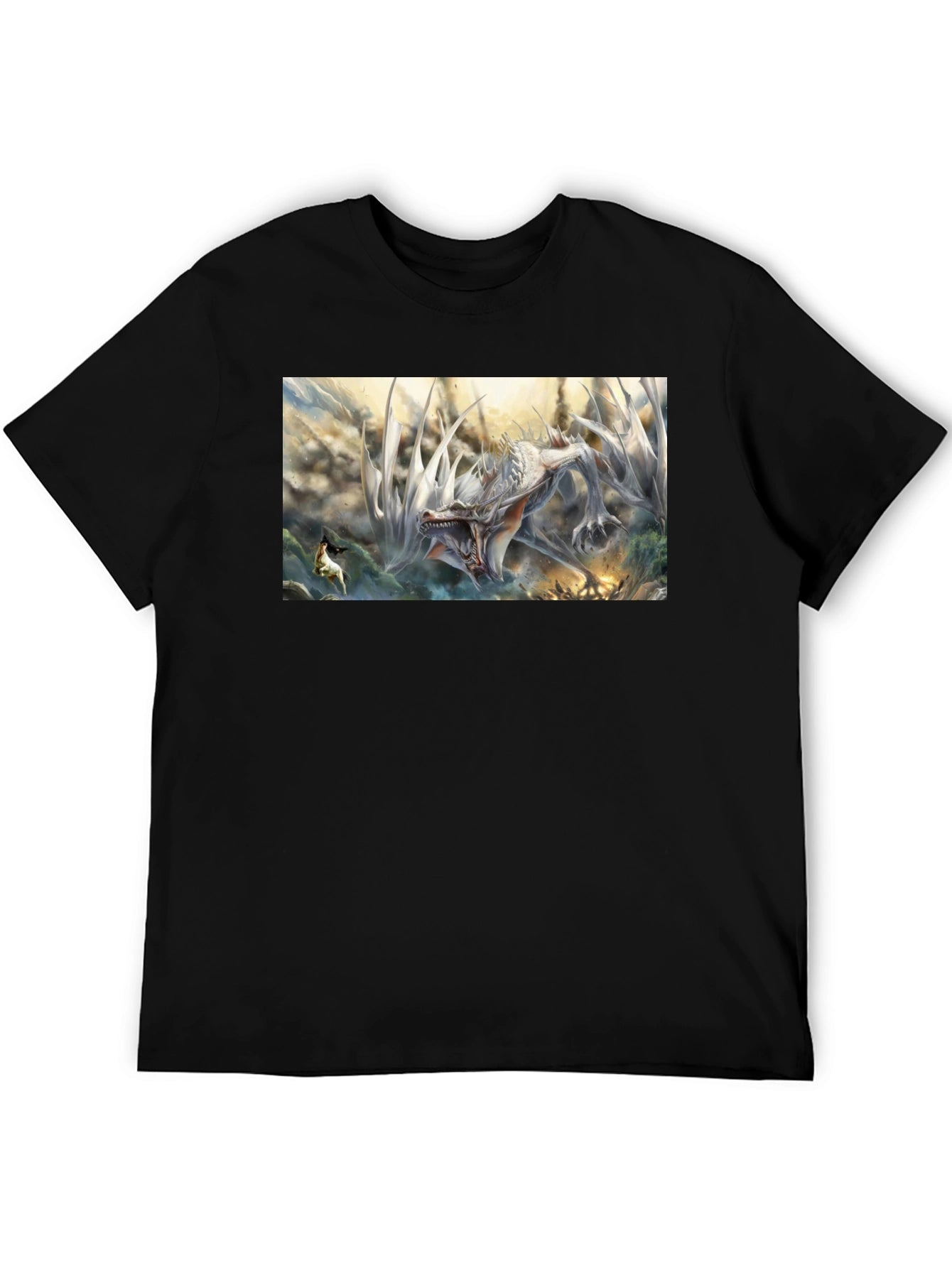 Dragon Battle Graphic T-Shirt