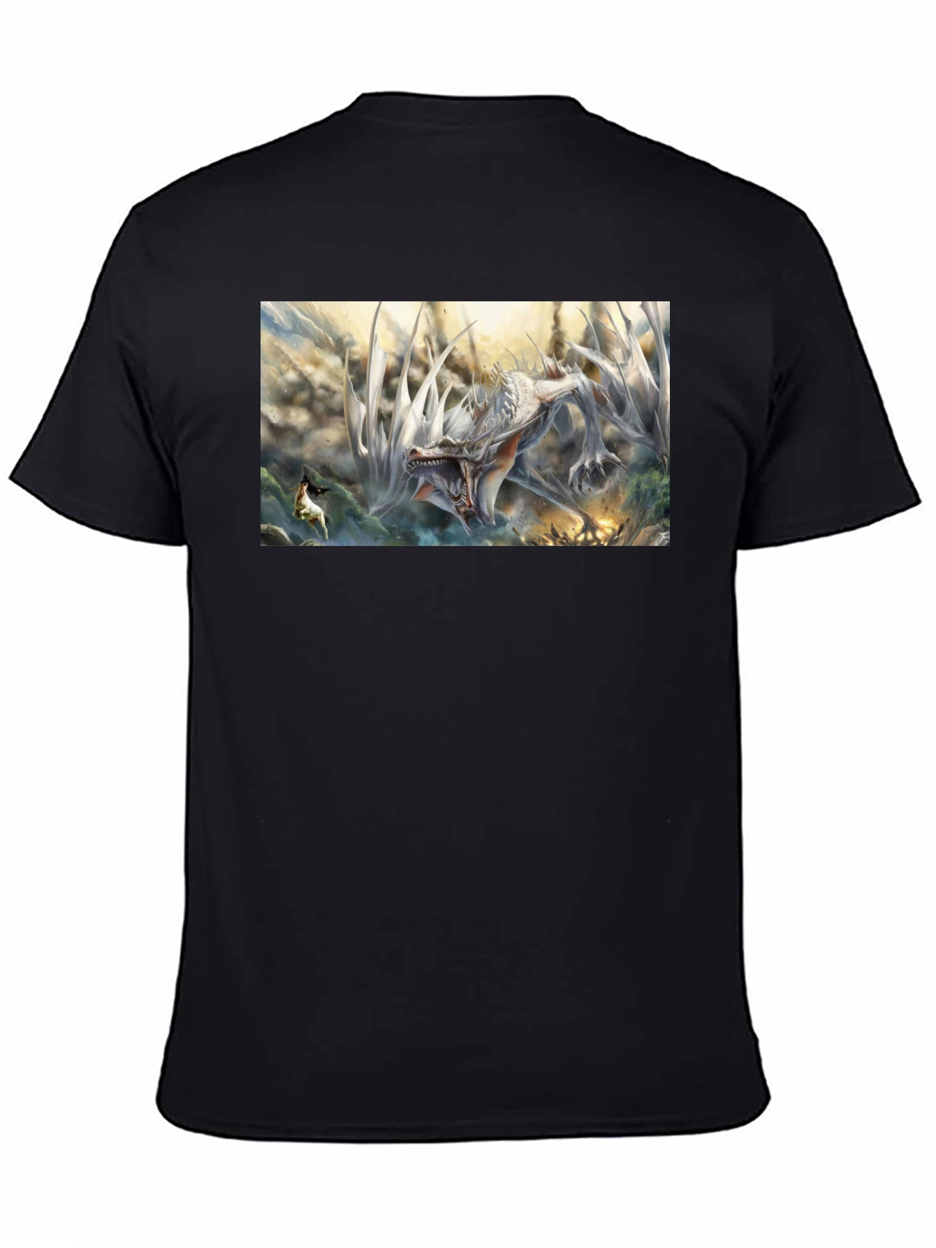 Dragon Battle Graphic T-Shirt