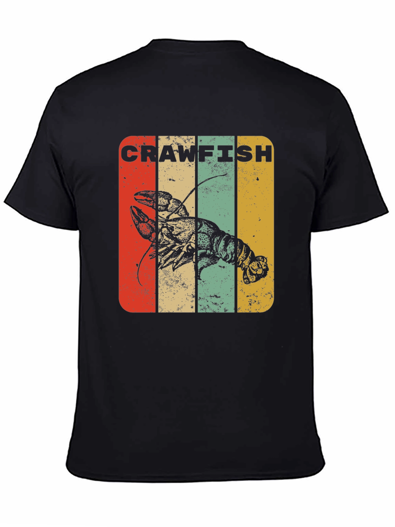 Crawfish Retro Graphic T-Shirt