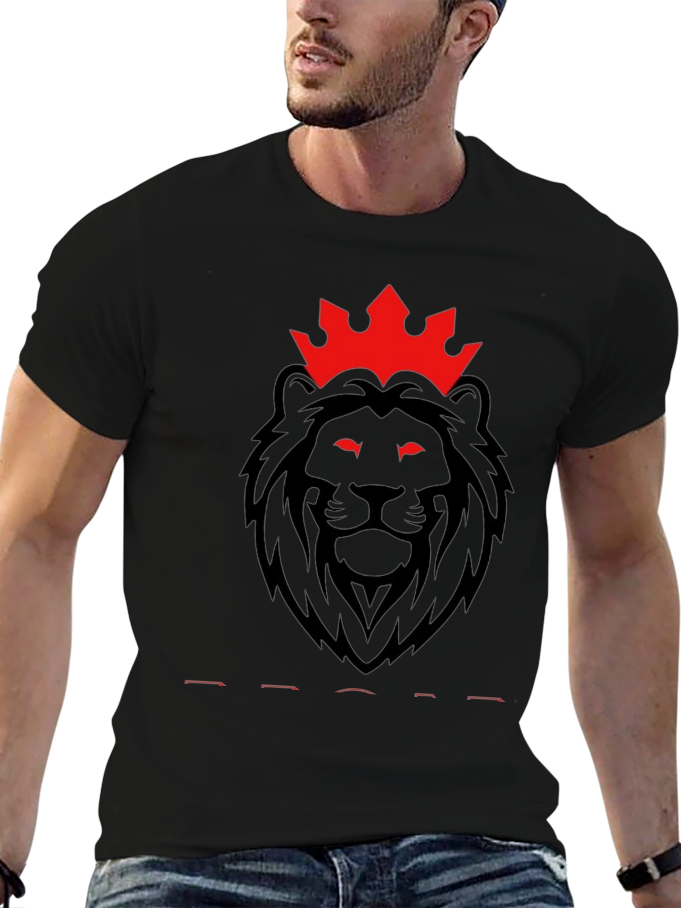 King Lion Graphic Tee - Bold Style