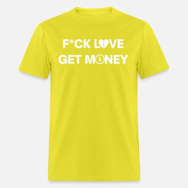 Fuck Love Get Money (White on Black)