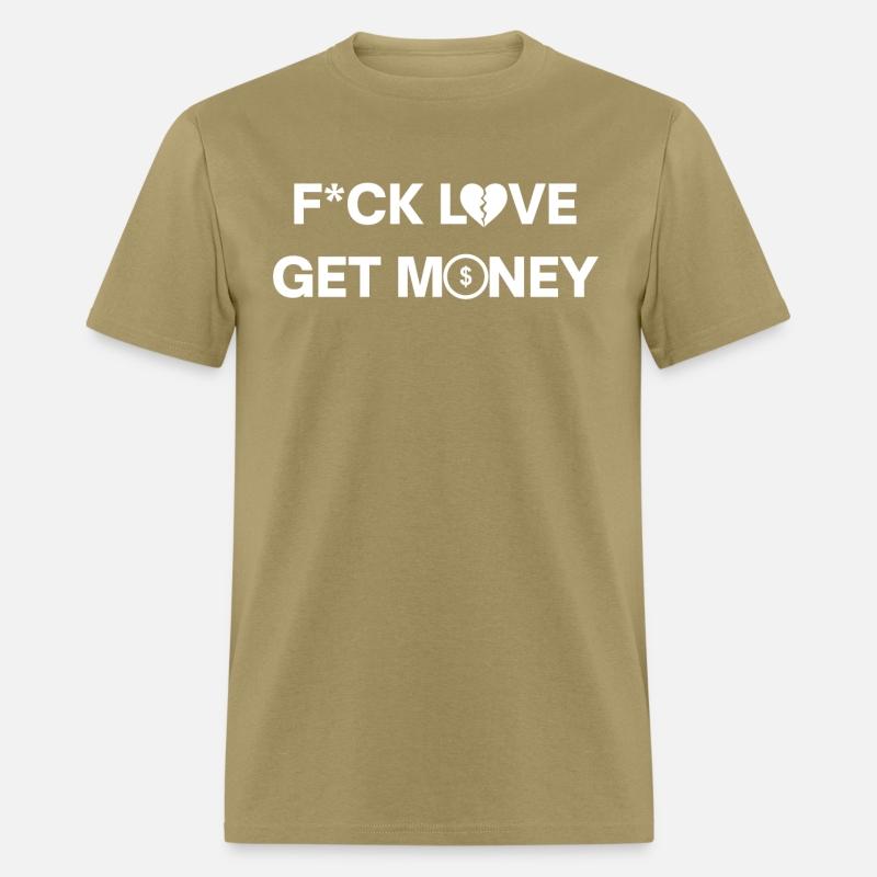 Fuck Love Get Money (White on Black)