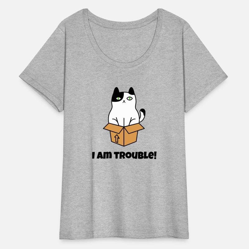 Funny Black and White Cat