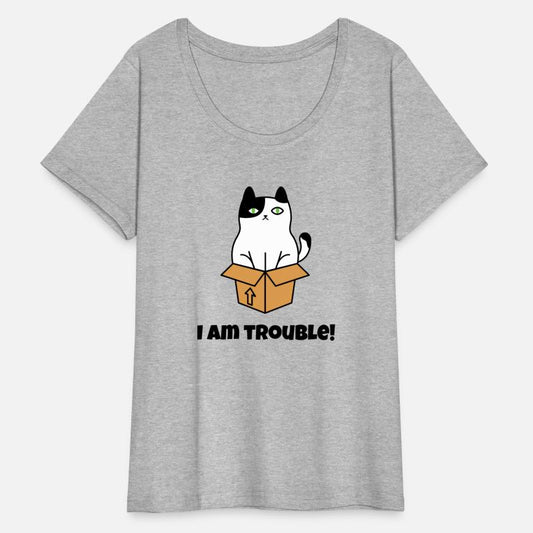 Funny Black and White Cat