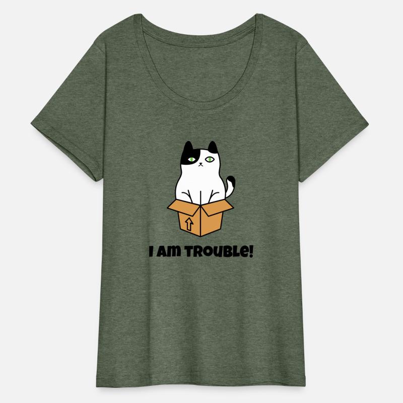 Funny Black and White Cat