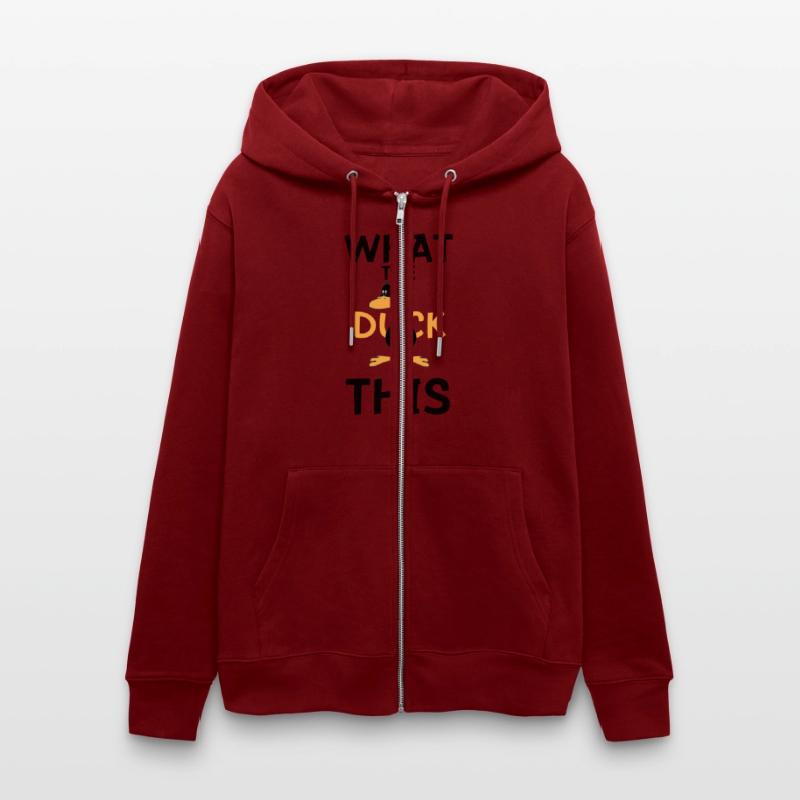 Funny Confused Duck Design – Visual Pun Art