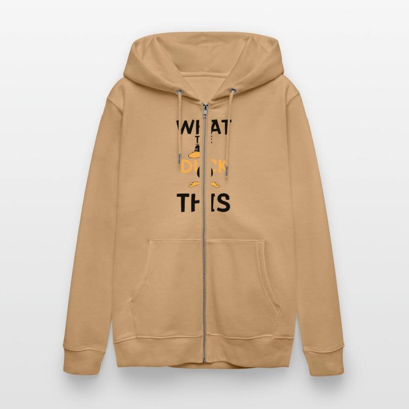 Funny Confused Duck Design – Visual Pun Art